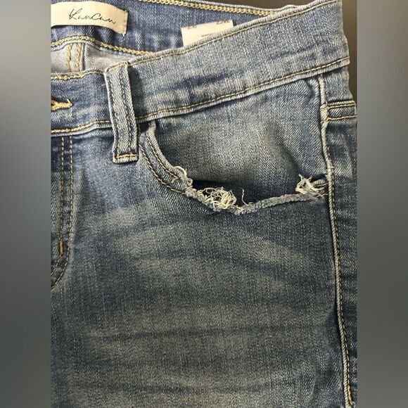 KanCan Women's Light Blue Distressed Skinny Jeans Size 27 - Picture 5 of 7